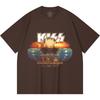 230 Gsm 100% Cotton Heavy Metal T-Shirt  Rock Band Popular Music Print Unisex Heavy Cotton T Shirt