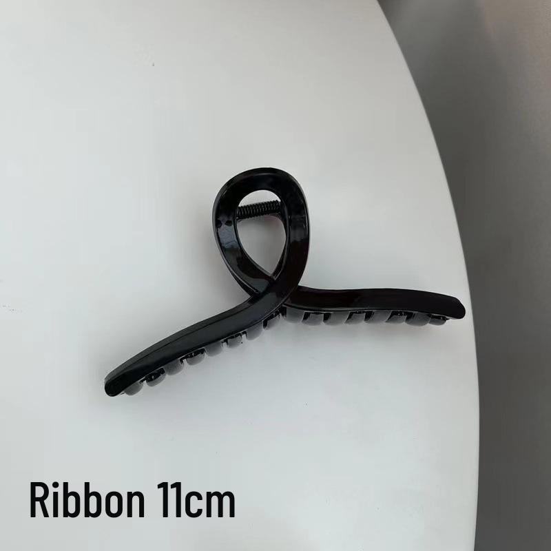 Transparent Handmade Shark Claw Hair Clip for DIY, Back of Head Use, Blank Base Clip