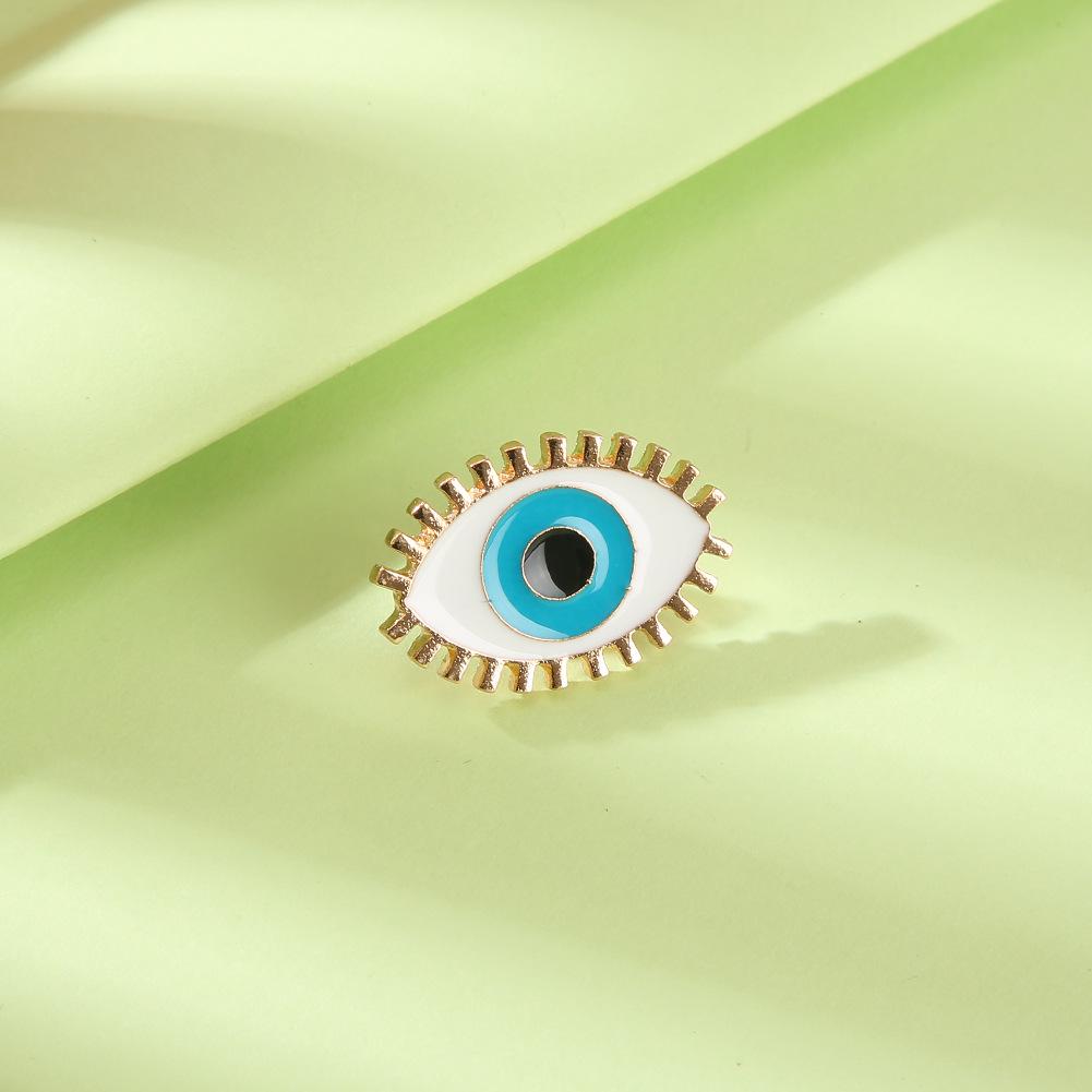 Charming Enamel Alloy Brooch: Trendy Personality Accessory for Men & Women