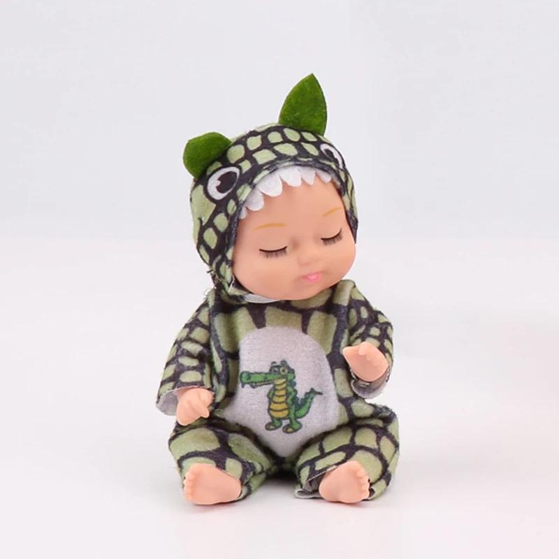 1pc Mini Reborn Doll Kit Toy Simulation Reborn Baby Princess Cute Sleeping Dolls Toy with Clothes Accessories Bebés Reborns