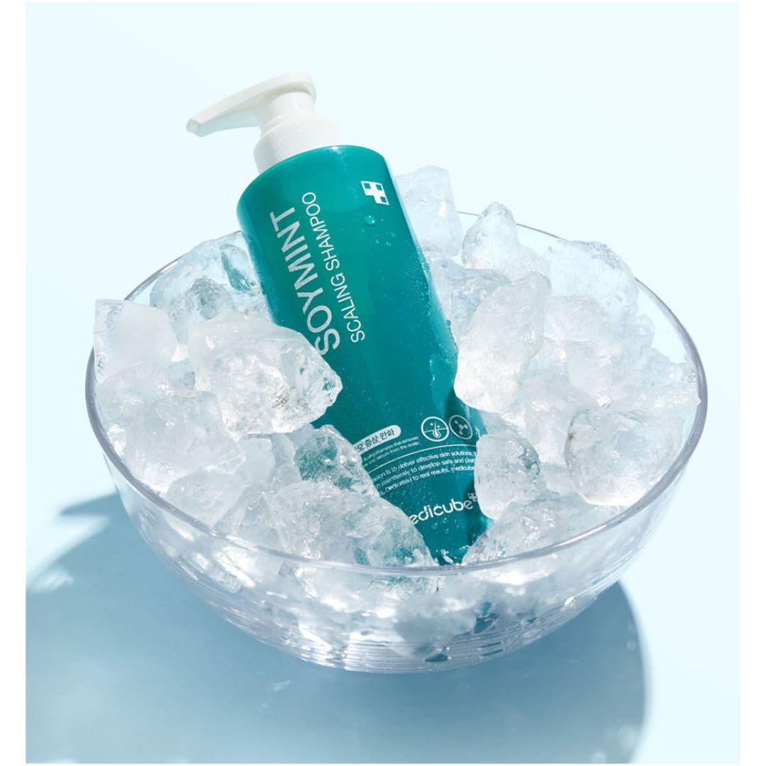 Medicube Soy Mint Seborrheic Scalp Scaling Dandruff Shampoo Citrus 490ml 1 Box (490ml)