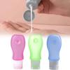 Silicone Travel Bottles Set With Flip Cap For Shampoo And Lotion Storage