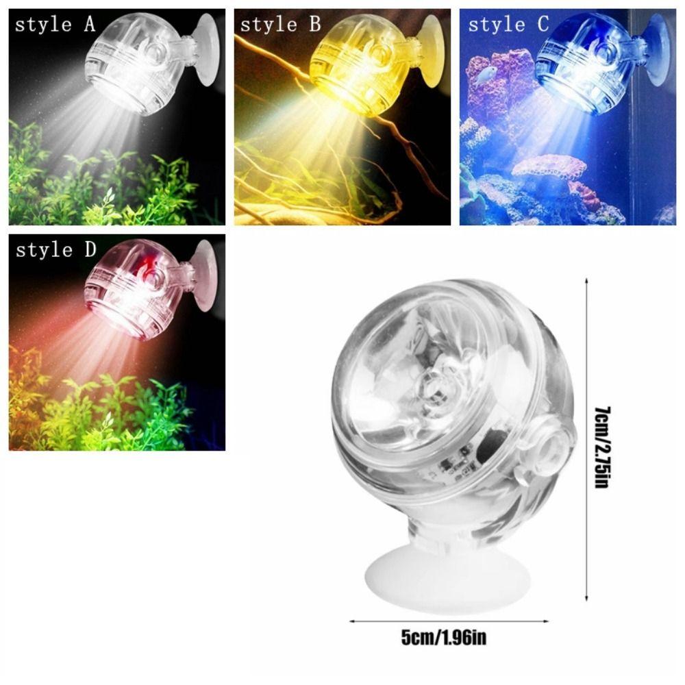 Super Bright LED Aquarium Spotlight USB 180 Degree Rotating Lamp Submersible Fish Lamp  Aquarium
