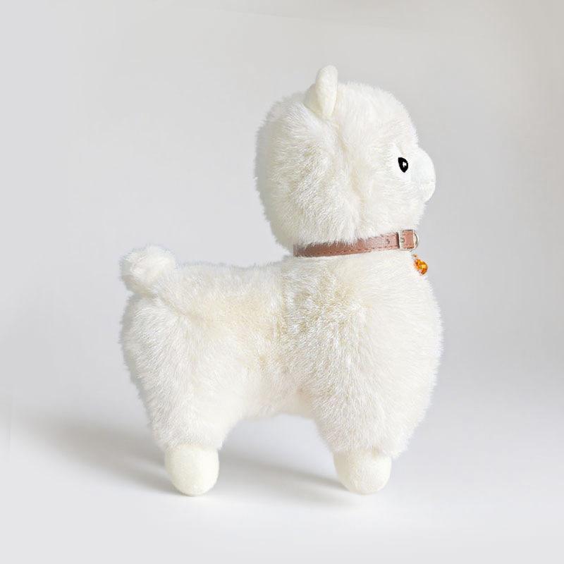 Cute Cute Bell Alpaca Doll Plush Toy Little Sheep Doll Children Soothing Rag Doll Birthday Gift