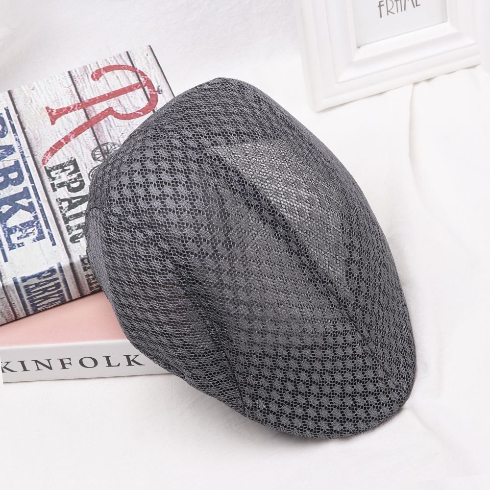 Men Women Adjustable Casual Breathable Beret Hats Gatsby Hats Sun Caps Mesh Caps