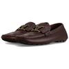 Metal Detail Loafers Men's Brown 1ABFYB