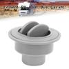 Gray Air Conditioning Outlet ABS Air Deflector Ventilation Round Air Outlet  RV