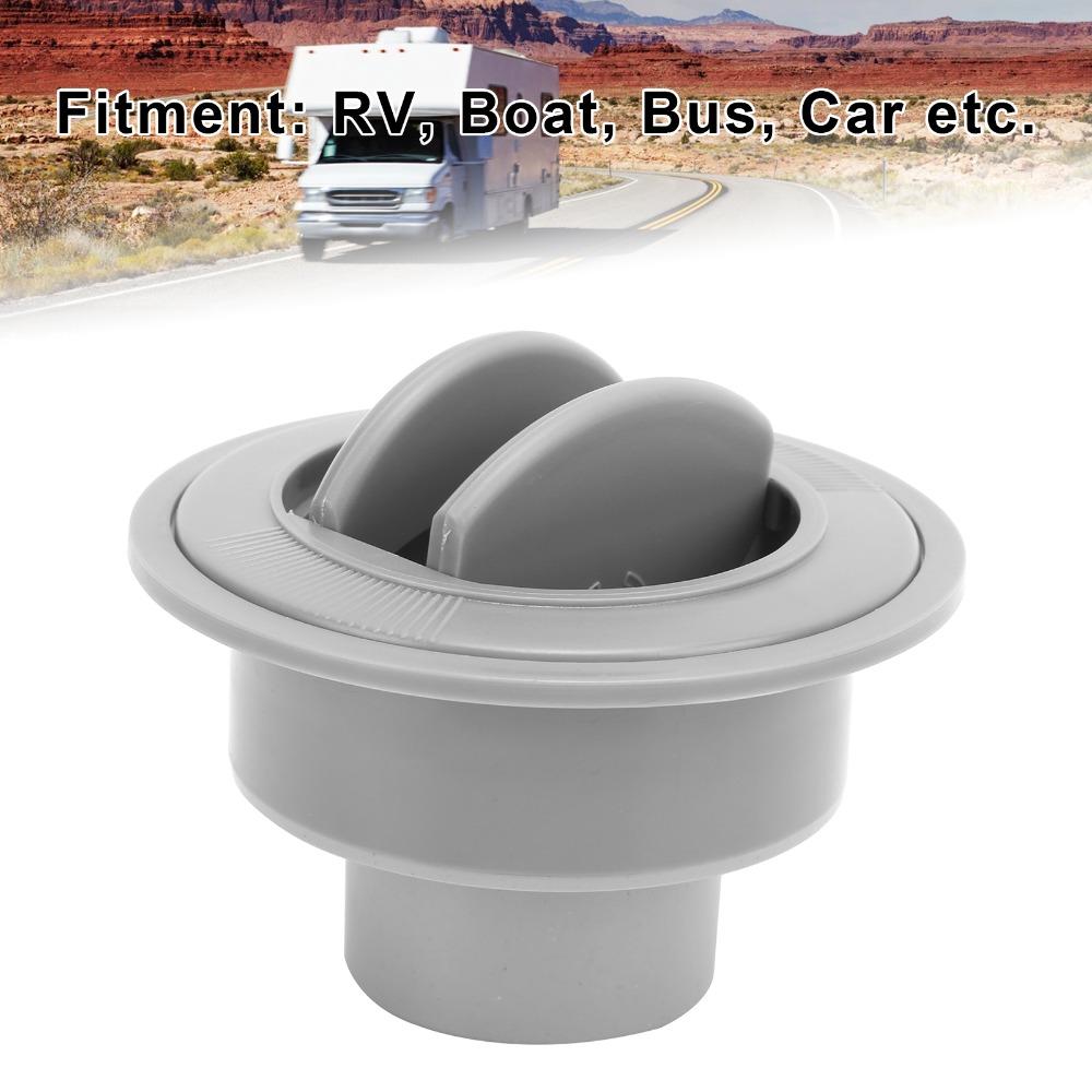 Gray Air Conditioning Outlet ABS Air Deflector Ventilation Round Air Outlet  RV