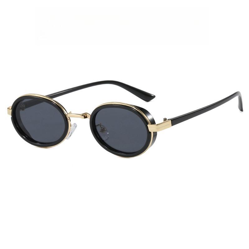 

UV Protection Lightweight Comfortable Durable High Quality Travel Friendly Alloy Metal Oval Shaped Sun Glasses