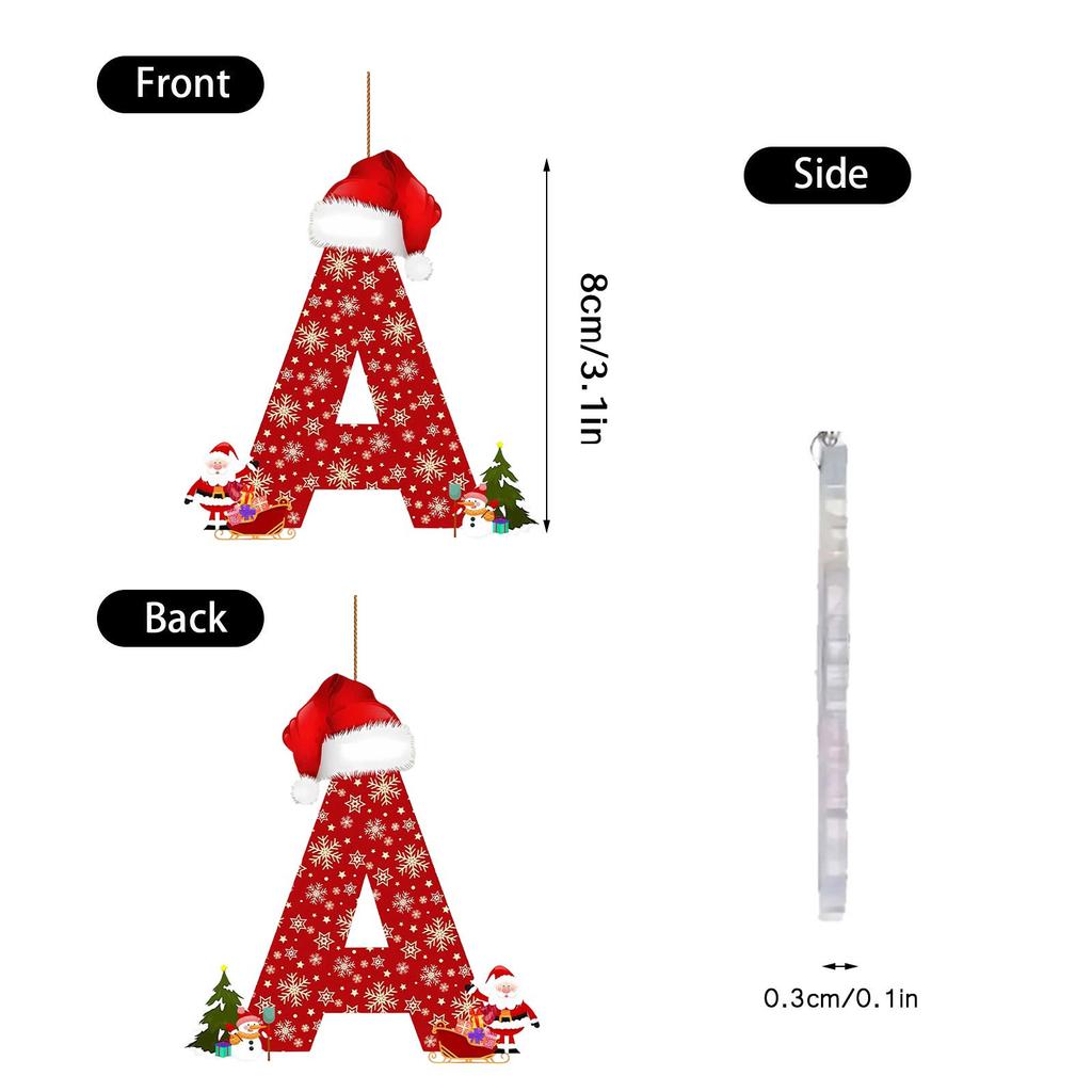 Christmas Decoration Pendant Christmas Tree Tag Theme Party Crafts Ornament