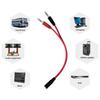 3.5MM Headphone Microphone Splitter Cable 20CM Flat Design for Laptop Desktop Auditory Adapter
