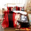 3D Black five leaves of grass Bedding Sets Duvet Cover Set With Pillowcase Twin Full Queen King Bedclothes Bed Line home textile