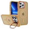 For iPhone 13 Pro Max Case PC+TPU+Metal Shell Compatible with MagSafe Kickstand Phone Cover