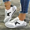 Fashion New 2025 Women Casual Walking Shoes Summer Flat Lace Up Leather  Sneakers Fashion Flat-Bottomed Female Gump Sneakers Size 35-43