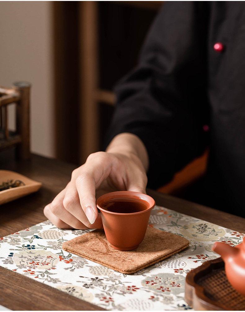 Yixing Zisha Clay Tea Tasting Set: Small Brewing Cup Pair