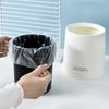 Desktop Trash Can Animal Pattern Cute Portable Mini Waste Basket for Study Office 1.5L Black