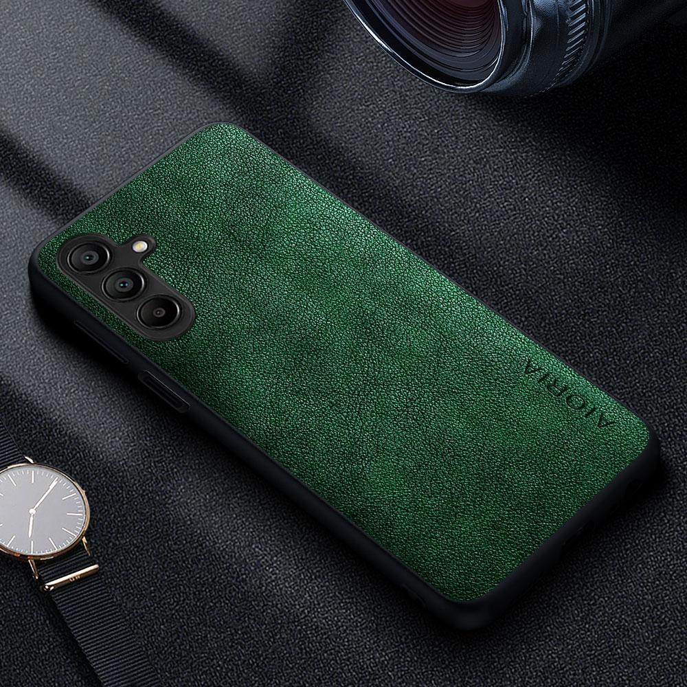 

Чехол для Samsung Galaxy A16 Premium Luxury кожаный чехол для телефона Funda Retro Business Style Solid color capa Galaxy A16