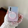 Korean Gradient Color Magnetic Phone Case For Samsung Galaxy Z Fold 8 Z Fold8 Cover with Magsafe Stand Grip Holder Cute Cases