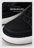 Men's Trendy White Mesh Thick-Soled Sports Casual Leather Sneakers
