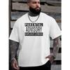 [Printed Design - Not Textured] Men's American Hip-Hop Style Printed Top,with an Inherent Vintage Street Vibe