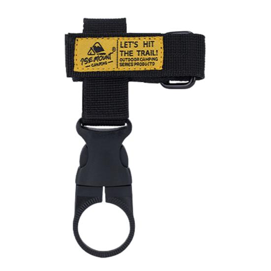 Outdoor Multi-function Glove Storage Buckle Water Bottle Holder Portable Adjustable Camping Hiking Backpack Rope Hanging