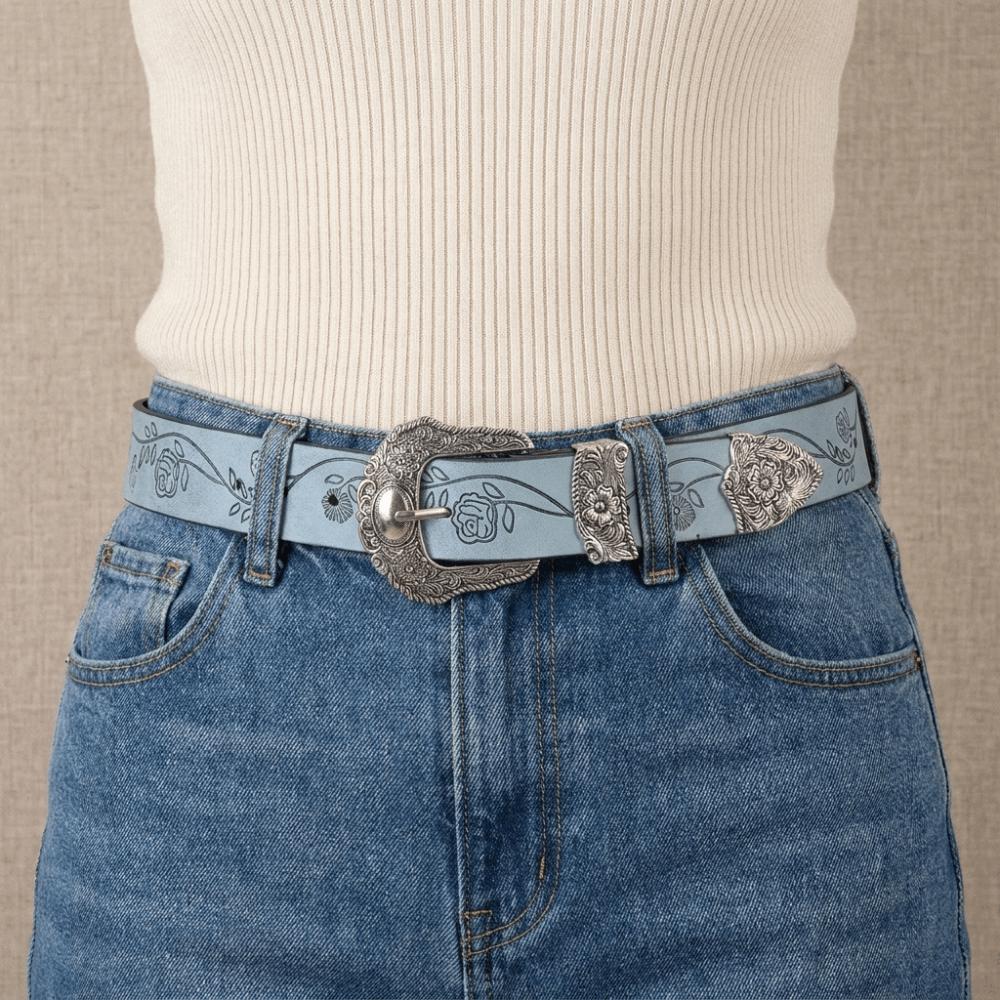 Spicy Girl Printed Belts PU Leather Women Waistband Unique Western Style Belt Women