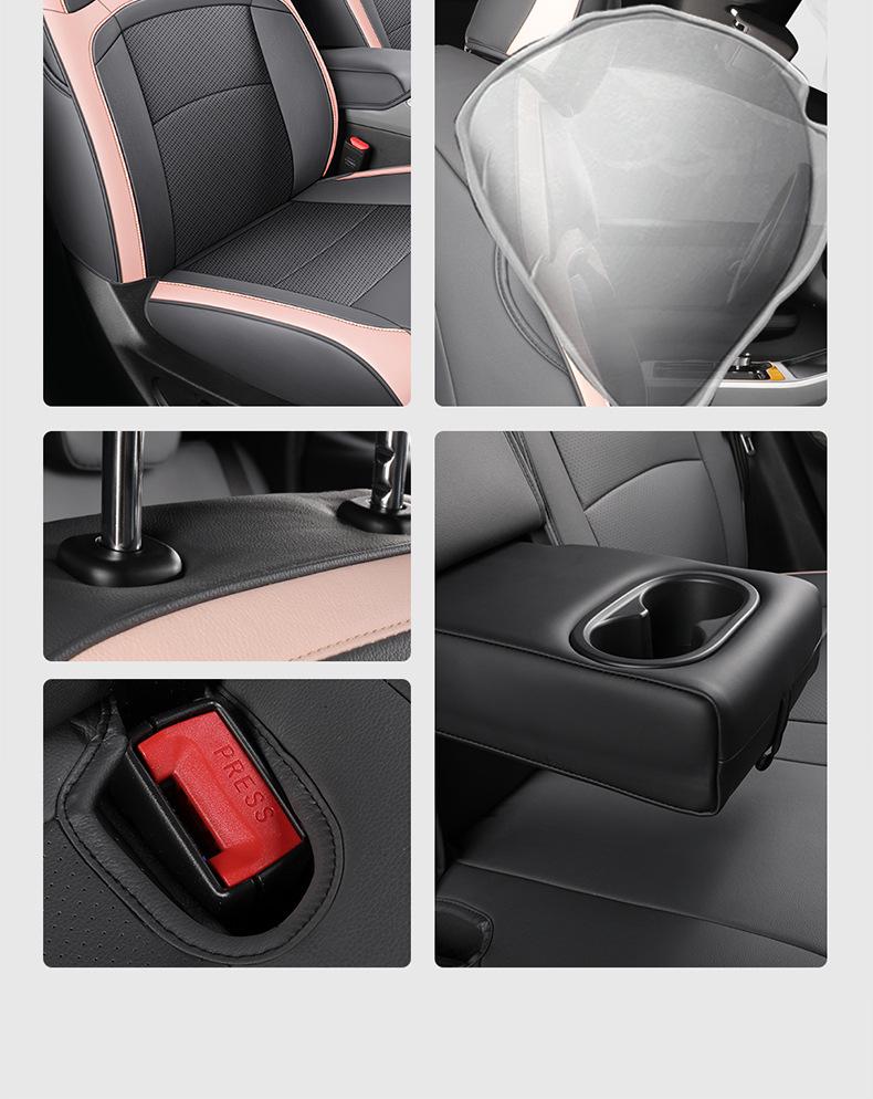 GAC Aion Y Car Seat Cover: Universal, All-Season, Full Wrap Leather Cushion