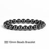 Fashion Magnetic Hematite Beads Bracelet Men Nature 4-20mm Reiki Healing Energy Stone Bracelets for Women Protect Health Jewelry