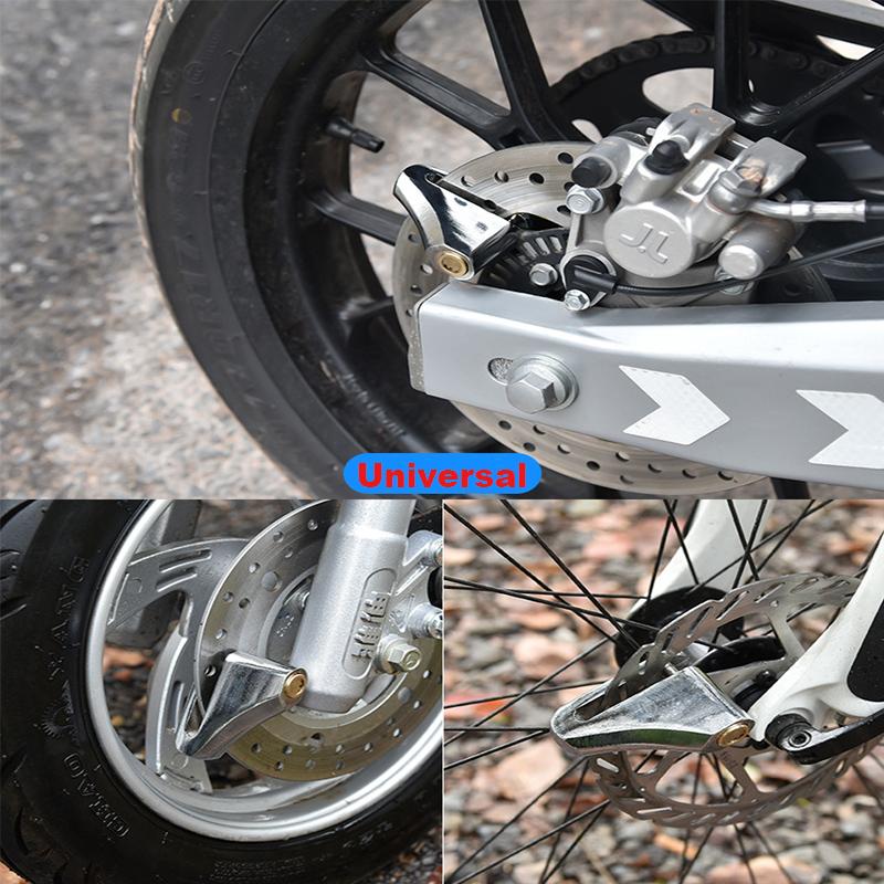 Universal Motorcycle Anti-theft Brake Disc Disk Lock Steel Portable Safety Lock Scooter Bike Wheel Locks Moto Accessories 1Pcs