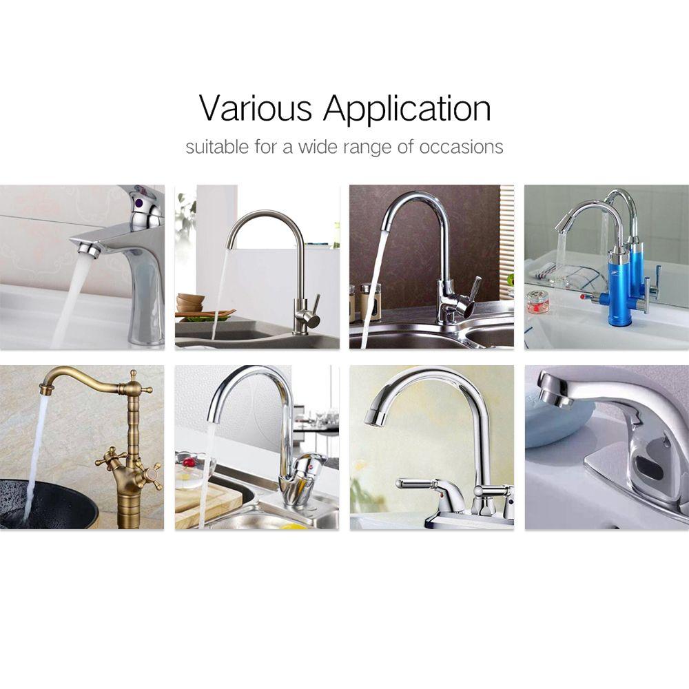 Hardware 360-Degree Swivel Brass Water Saving Tap Faucet Aerator Sprayer Sink AeratorTap Nozzle Bathroom Home Daily Tools