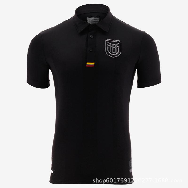 Ekwador 25/26 Reprezentacja Narodowa Koszulka Polo Czarna Pamiątkowa