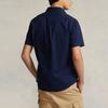 Polo Ralph Lauren SS22 Solid Color Polo Button Short Sleeve Shirt Men Shirts Dark-Blue MNPOWOV1N820497-410