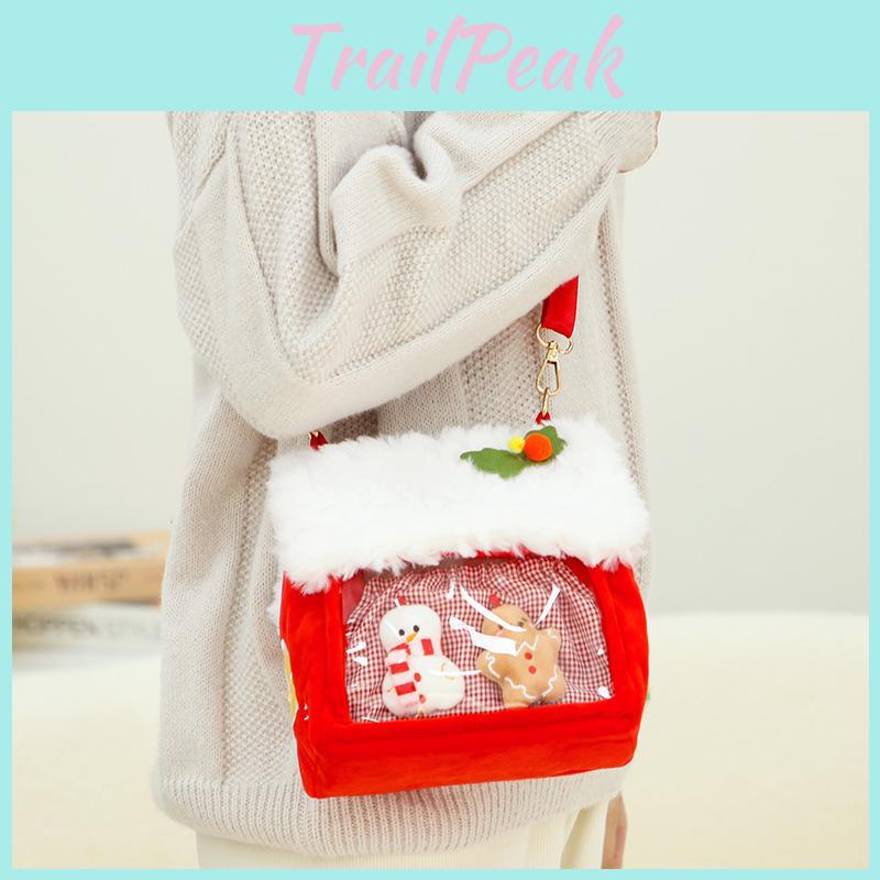 Adorable Plush Christmas Bag Cute Animal Plush Toy Doll For Holiday Gift Giving