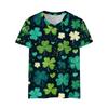 Women's T Shirt Tee Print Short Sleeve Daily Weekend Fashion Basic Regular Top  St. Patrick's Day