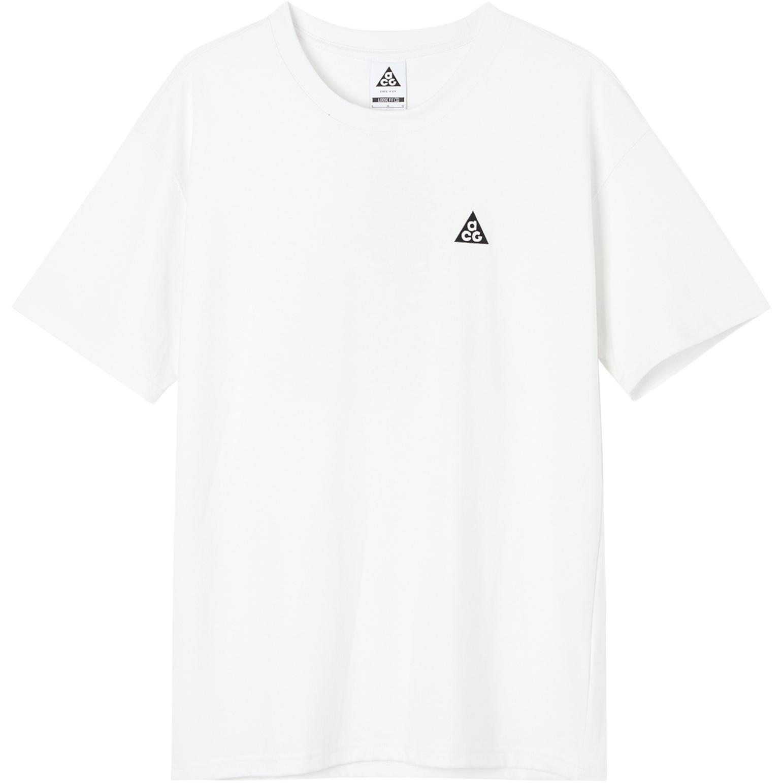 Nike AS M ACG DF TEE M90 LBR+HBR TR T-Shirt Asia Sizing White Orange Men s HJ0799-121 L