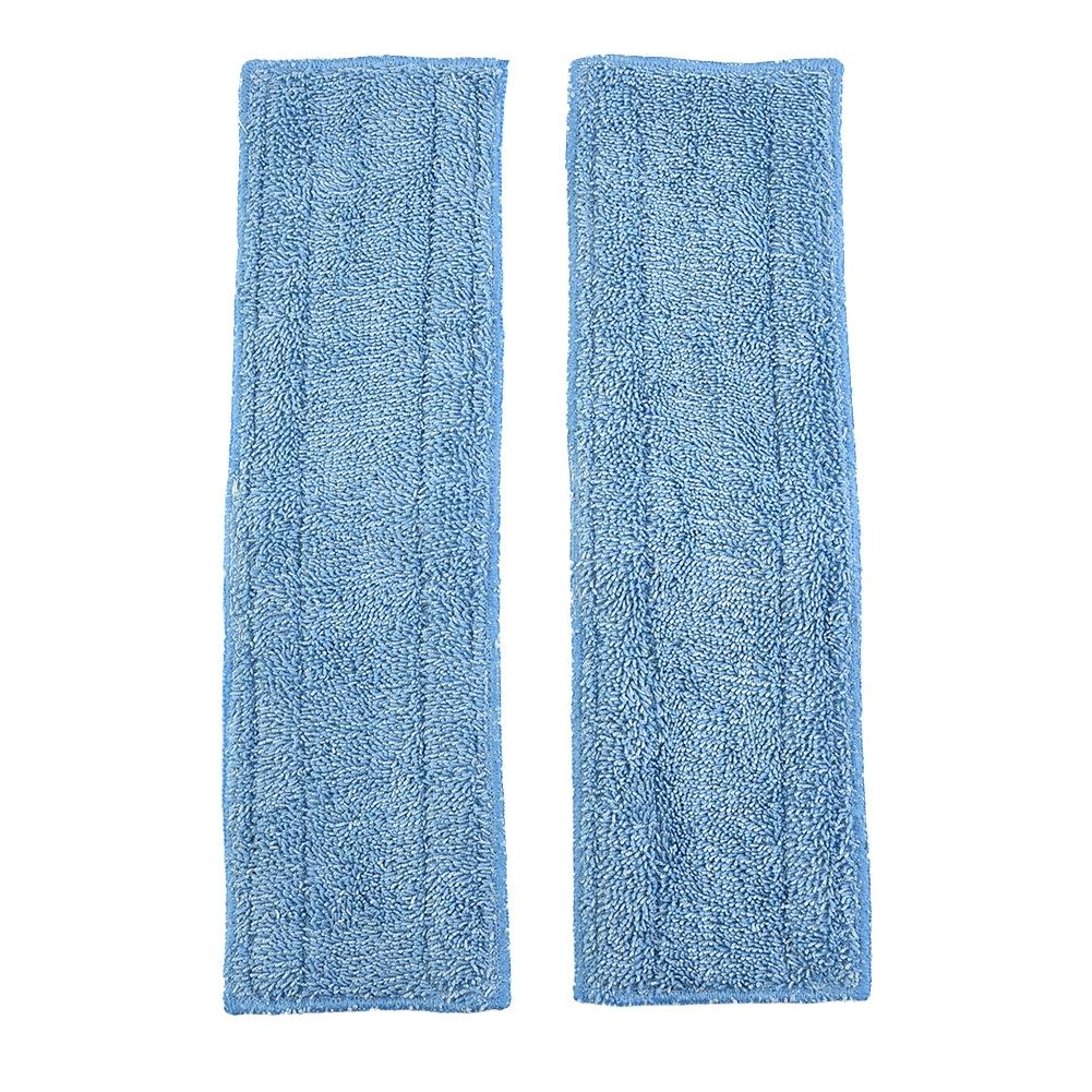 2PCS Mop Cloths Washable Reusable Microfibre Cordless Floor Cleaner Useful