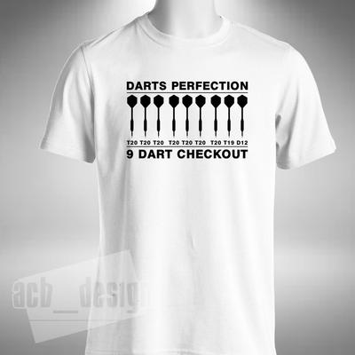 Koszulka do darta 9 lotek zakończenie Taylor Van Gerwen Anderson Lewis Small do 5XL