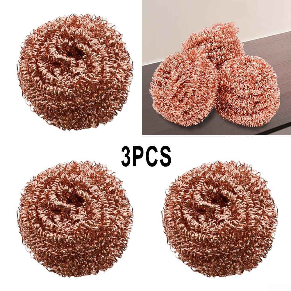 Cleaning Ball Cooper Coated Scourers Tool Nyttig 3 STK