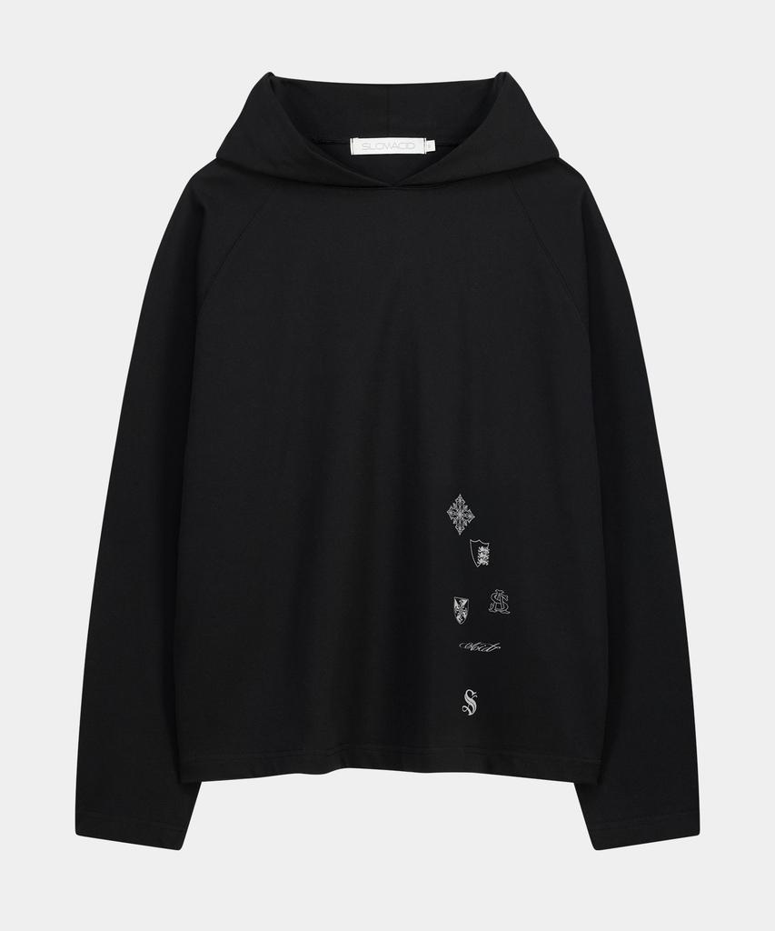 Tattoo Hoodie Long Sleeve [Black]