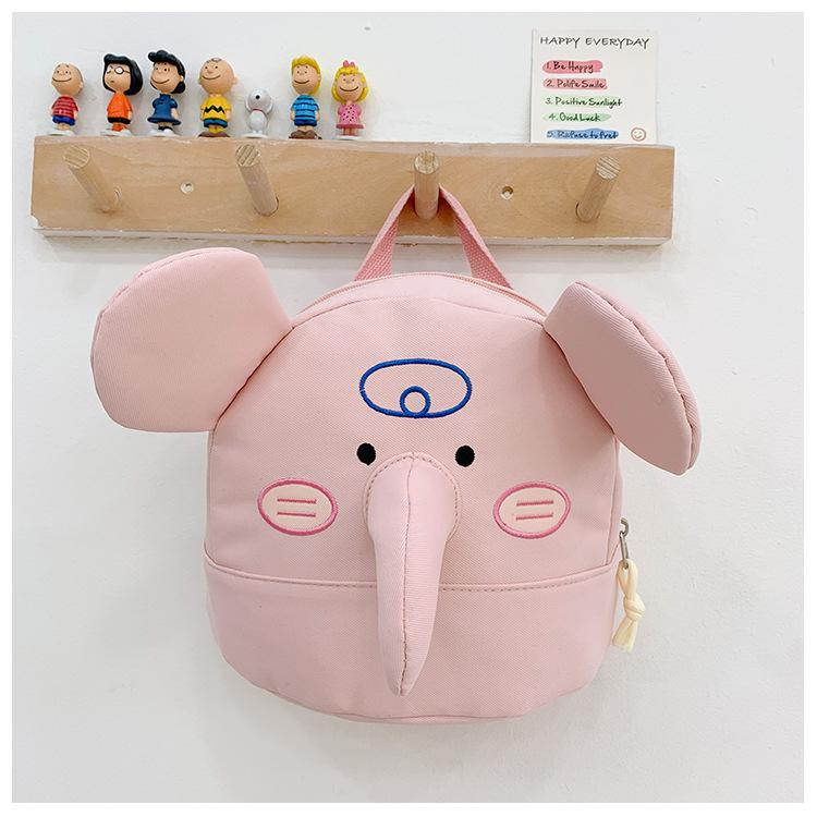 School bag new cute cartoon baby elephant school bag small class boys and girls snacks backpack trend