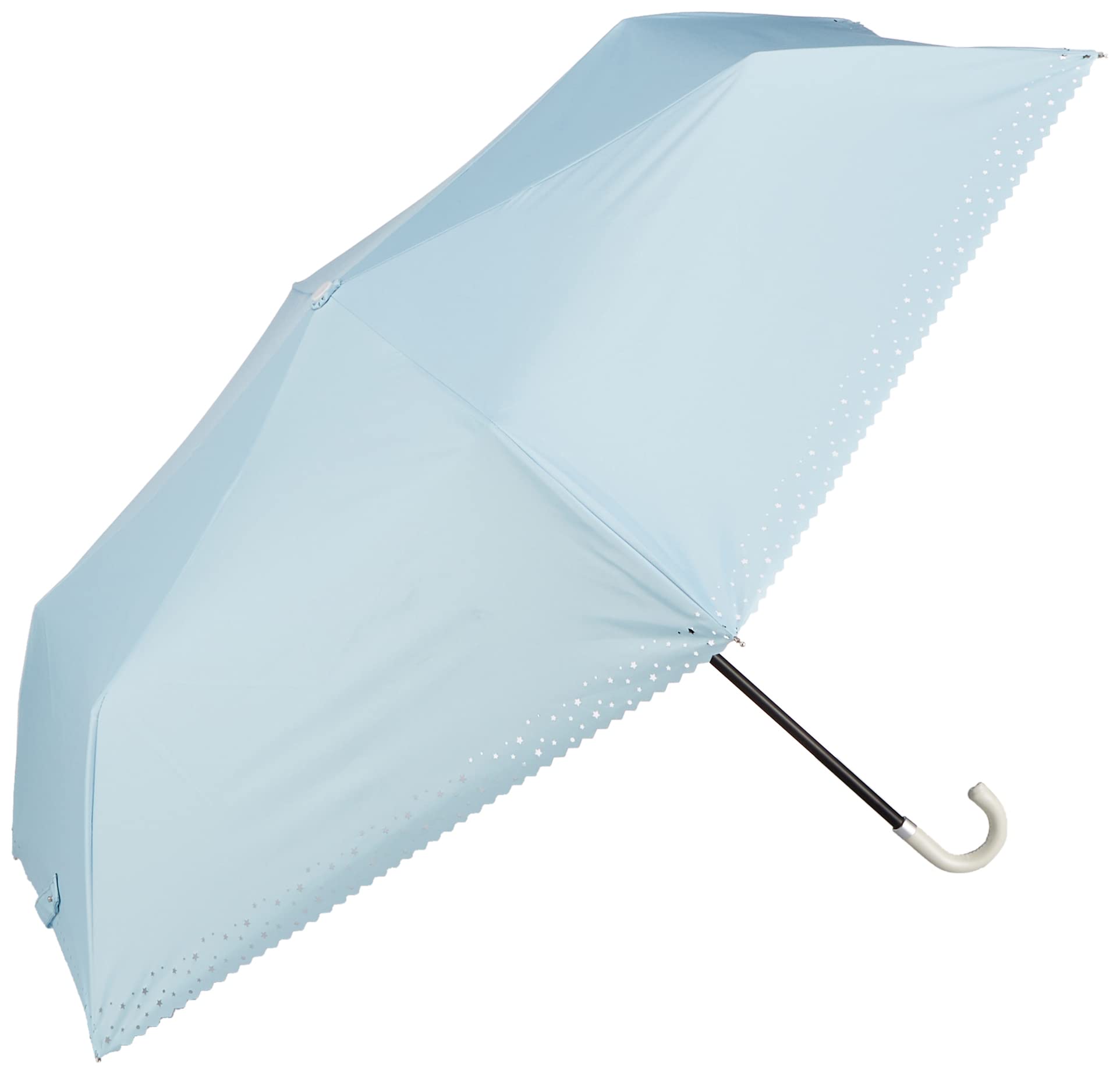 

estaa MOONBAT Premium Parasol Rain or Folding Silver Light-Blocking, Heat-Blocking, UV-Blocking (For Shine), 50cm, Women s, Pearl-Coated, Umbrella,