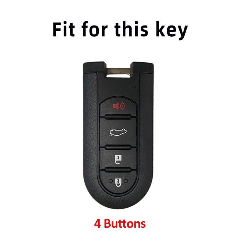 Soft Gold Edge TPU Car Remote Key Cover Case Shell Fob for Toyota Rush Daihatsu Tanto LA600S LA800S LA610S LA150S Perodua Key Protector Accessor