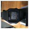 Casio YOUTH series - silicone small squares, fashionable and simple retro small squares, LCD display, sports waterproof, quartz movement, W-217H-1AVDF