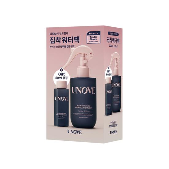 Unove No-Wash Water Ampoule Treatment 200ml + 50ml Free Gift (Root Hair Pack)