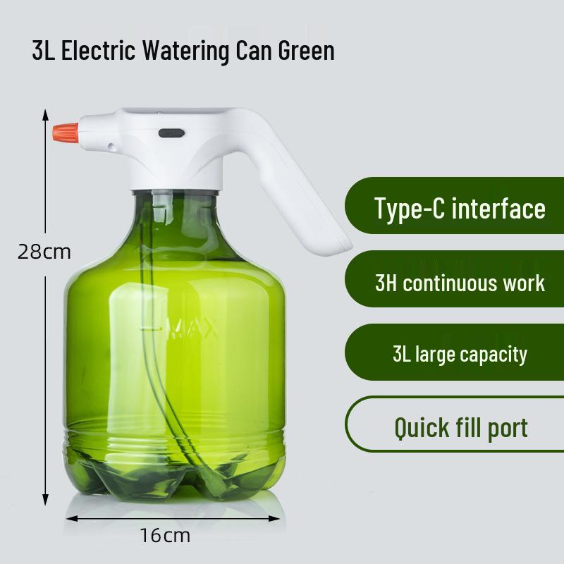 3L White Flower Pot Tray with Sprayer for Balcony Gardening and Disinfection