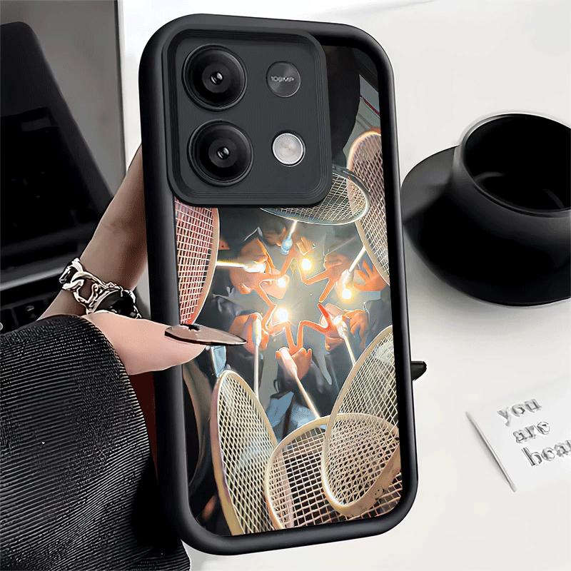 Badminton Sport Soft Phone Case for Xiaomi Redmi Note 15 14 13 12 11 Pro Plus 10S 11S 4G 11T 5G Shell Silicone Funda