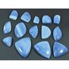200Cts. Natural Owyhee Blue Opal Fancy Cabochon Loose Gemstone 14 Pcs Lot C-3563