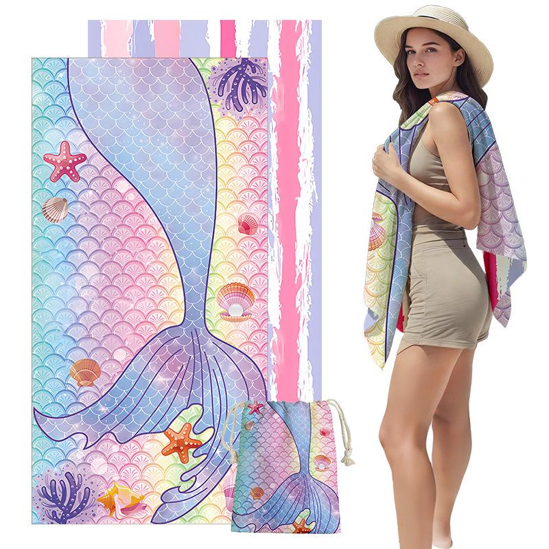 80 * 160 Double-sided Velvet Quick-drying Bath Towel, Adult Water Absorption Without Hair Loss, Soft Beach Towel 2026 80*160CM