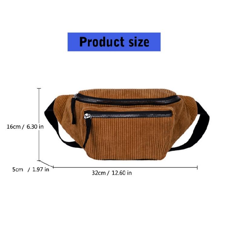 Crossbody Fannys Pack with Zipper Pockets,Belt Bag Fannys Pack Crossbody Bags for Women Everywhere Belt Bag Bum Bag