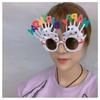 Funny Birthday Glasses, Creative Happy Birthday Party Decor, Cake Topper Decorations for Kids Birthday Party Cake Decor